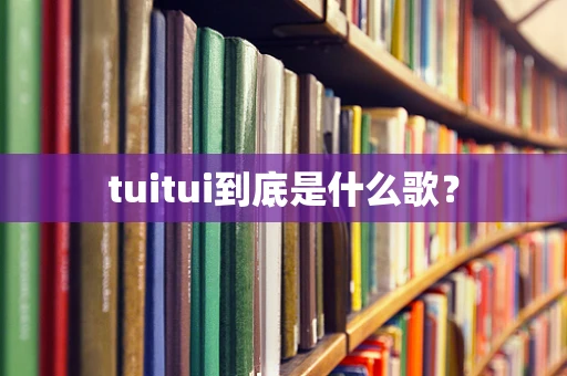 tuitui到底是什么歌？