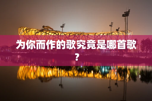 为你而作的歌究竟是哪首歌？