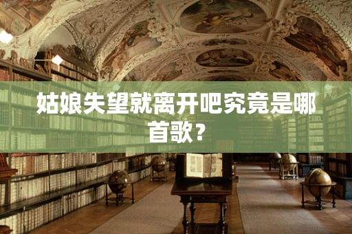 姑娘失望就离开吧究竟是哪首歌？