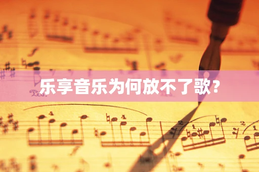 乐享音乐为何放不了歌？
