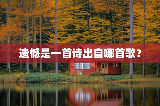 遗憾是一首诗出自哪首歌？