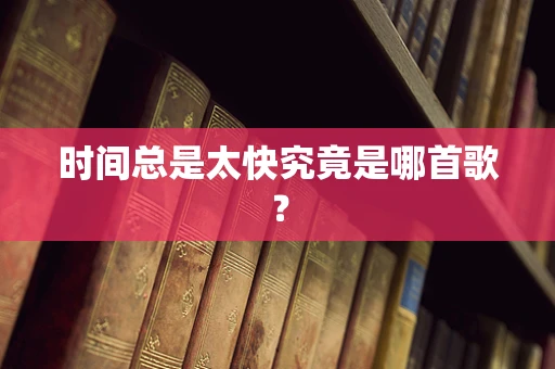 时间总是太快究竟是哪首歌？