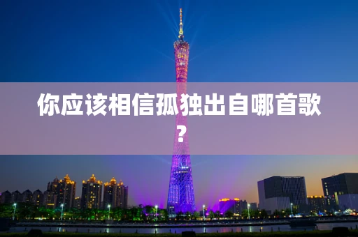 你应该相信孤独出自哪首歌？