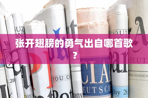 张开翅膀的勇气出自哪首歌？
