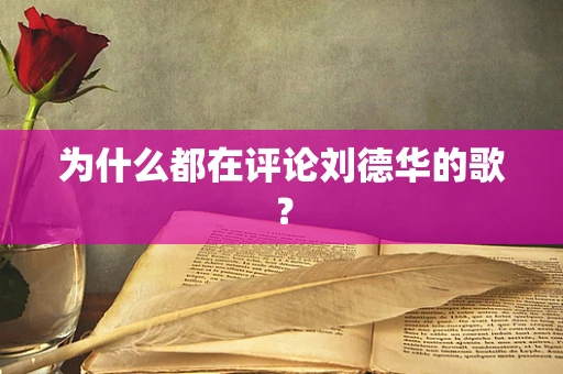 为什么都在评论刘德华的歌？