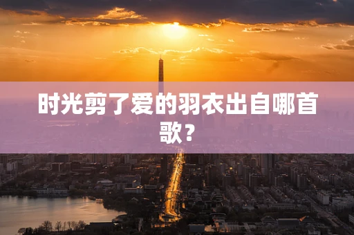 时光剪了爱的羽衣出自哪首歌？