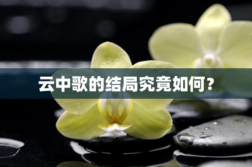 云中歌的结局究竟如何？