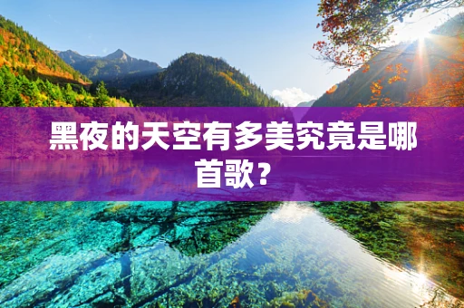 黑夜的天空有多美究竟是哪首歌？