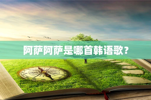 阿萨阿萨是哪首韩语歌？