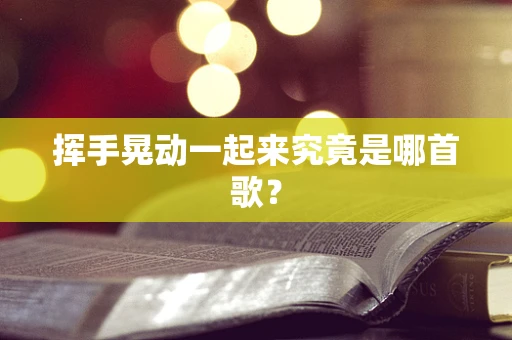 挥手晃动一起来究竟是哪首歌？