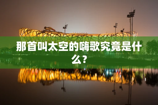 那首叫太空的嗨歌究竟是什么？
