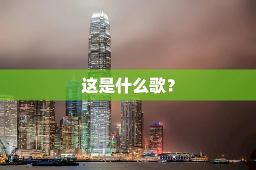 这是什么歌？