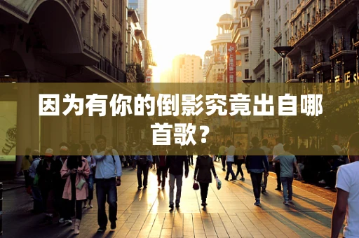 因为有你的倒影究竟出自哪首歌？
