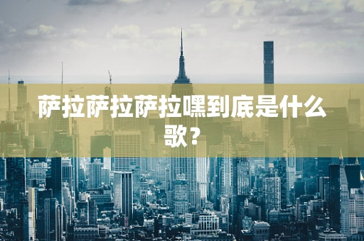 萨拉萨拉萨拉嘿到底是什么歌？