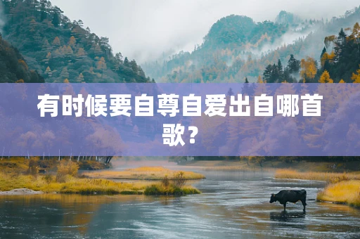 有时候要自尊自爱出自哪首歌？
