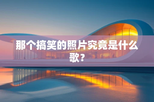 那个搞笑的照片究竟是什么歌？