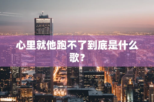 心里就他跑不了到底是什么歌？