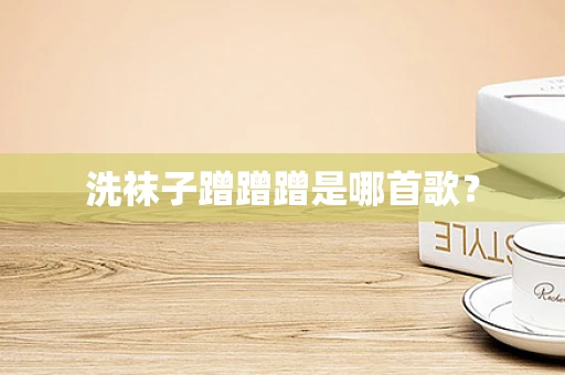 洗袜子蹭蹭蹭是哪首歌？