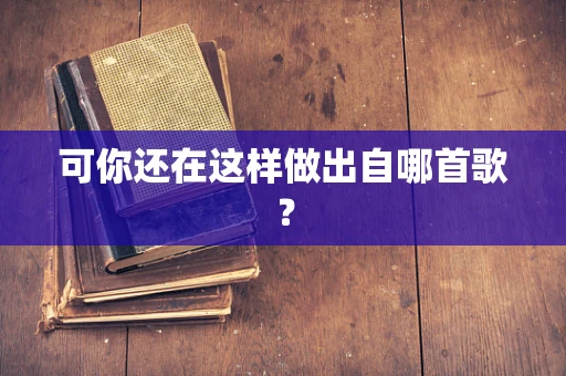 可你还在这样做出自哪首歌？