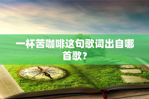一杯苦咖啡这句歌词出自哪首歌？