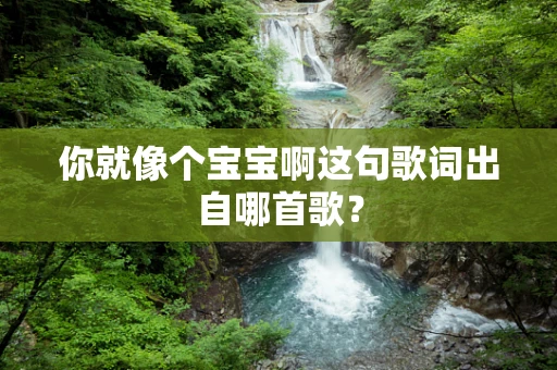 你就像个宝宝啊这句歌词出自哪首歌？