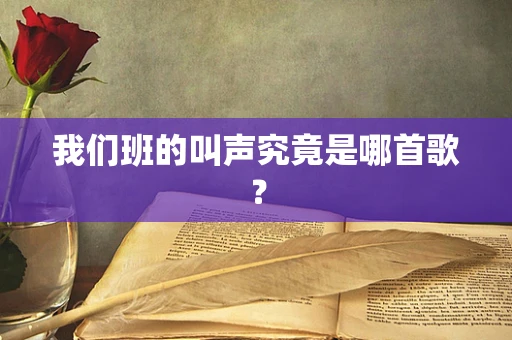 我们班的叫声究竟是哪首歌？