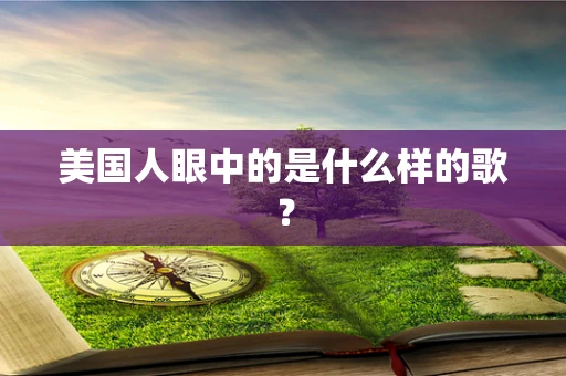 美国人眼中的是什么样的歌？