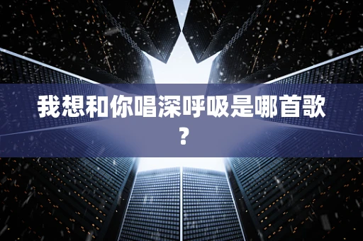 我想和你唱深呼吸是哪首歌？