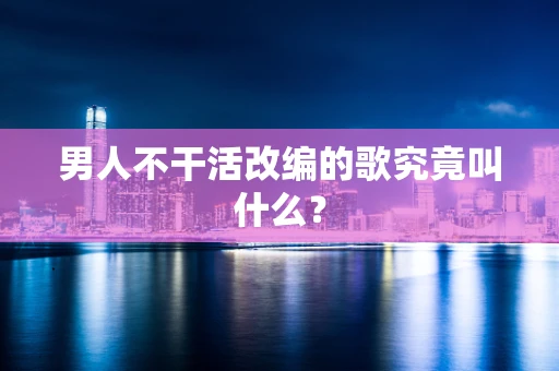 男人不干活改编的歌究竟叫什么？