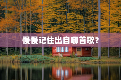 慢慢记住出自哪首歌？