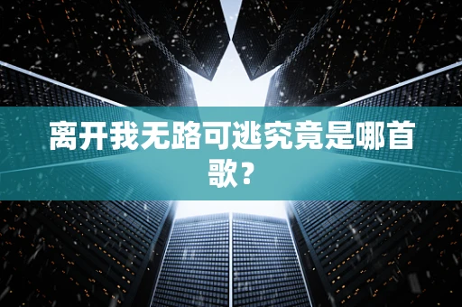 离开我无路可逃究竟是哪首歌？