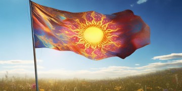 国旗像个小太阳出自哪首歌？