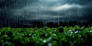 九月的雷雨下出自哪首歌？
