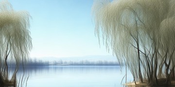 站在湖畔看杨柳究竟出自哪首歌？