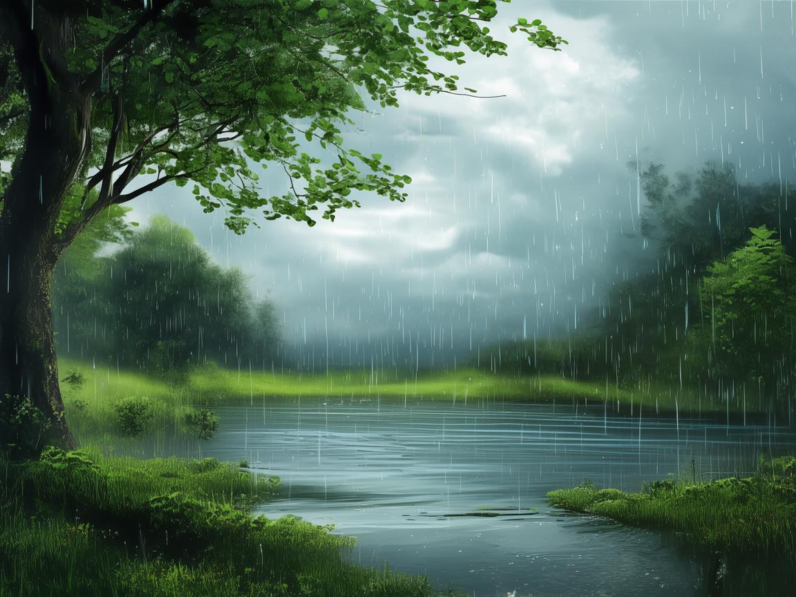 天空下起雨这句歌词出自哪首歌？